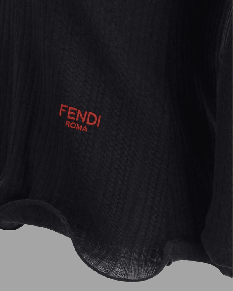 Fendi Wool Long Sleeved Virgin Top Glam Steals