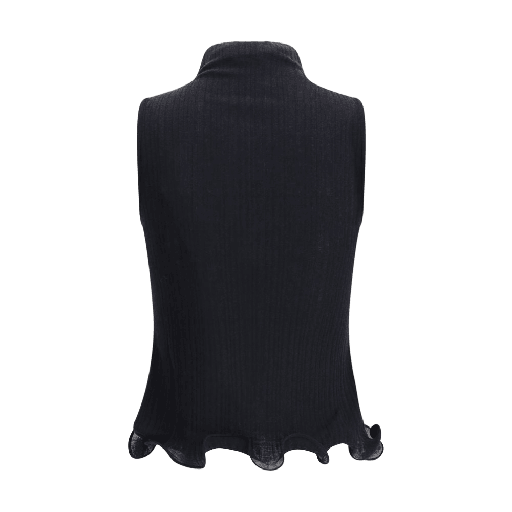 Fendi Wool Sleeveless Virgin Top Glam Steals