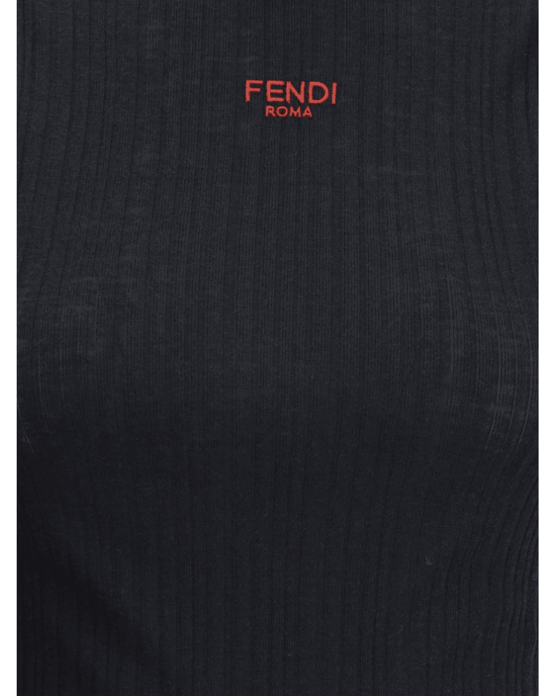 Fendi Wool Sleeveless Virgin Top Glam Steals