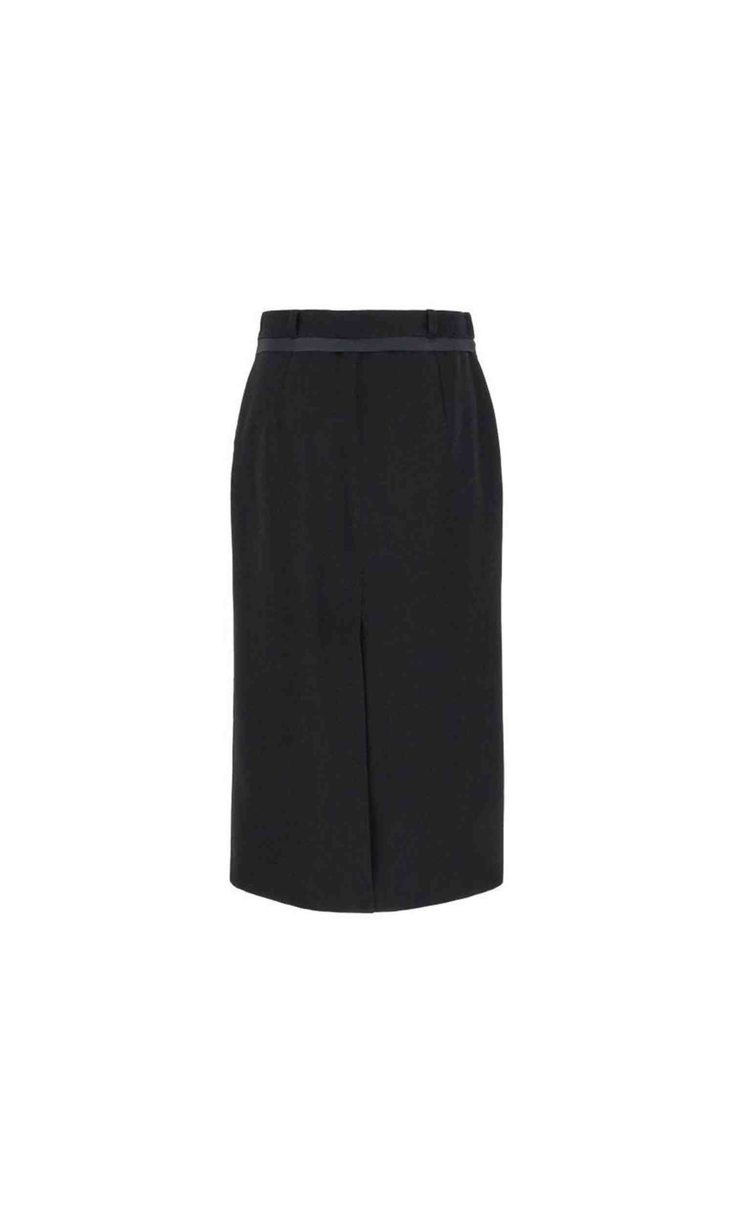 Fendi Wool Virgin Grain De Poud Skirt Glam Steals