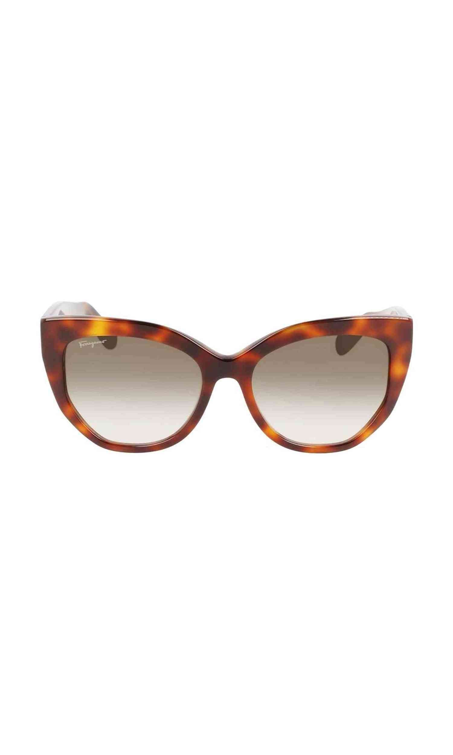 Ferragamo Acetate Brown Sunglasses Glam Steals