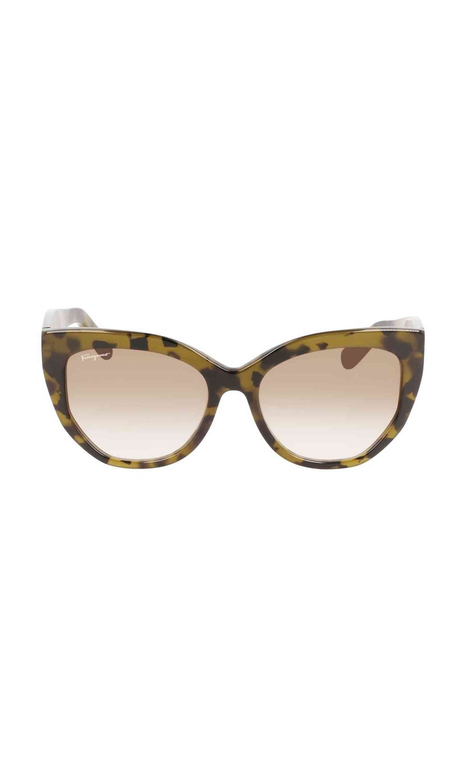Ferragamo Acetate Brown Sunglasses Glam Steals