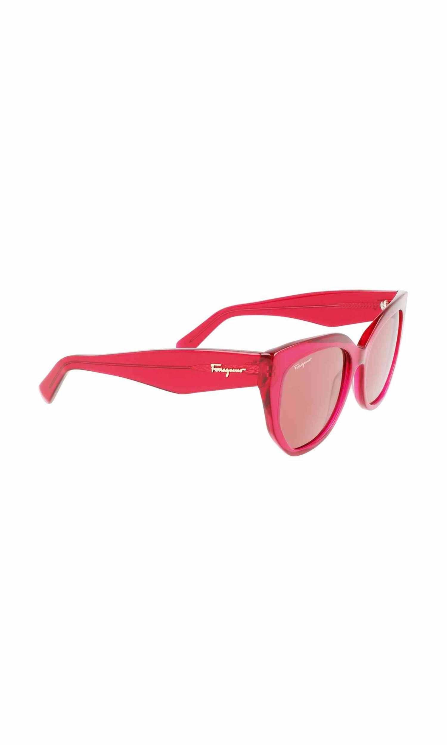 Ferragamo Acetate Red Sunglasses Glam Steals