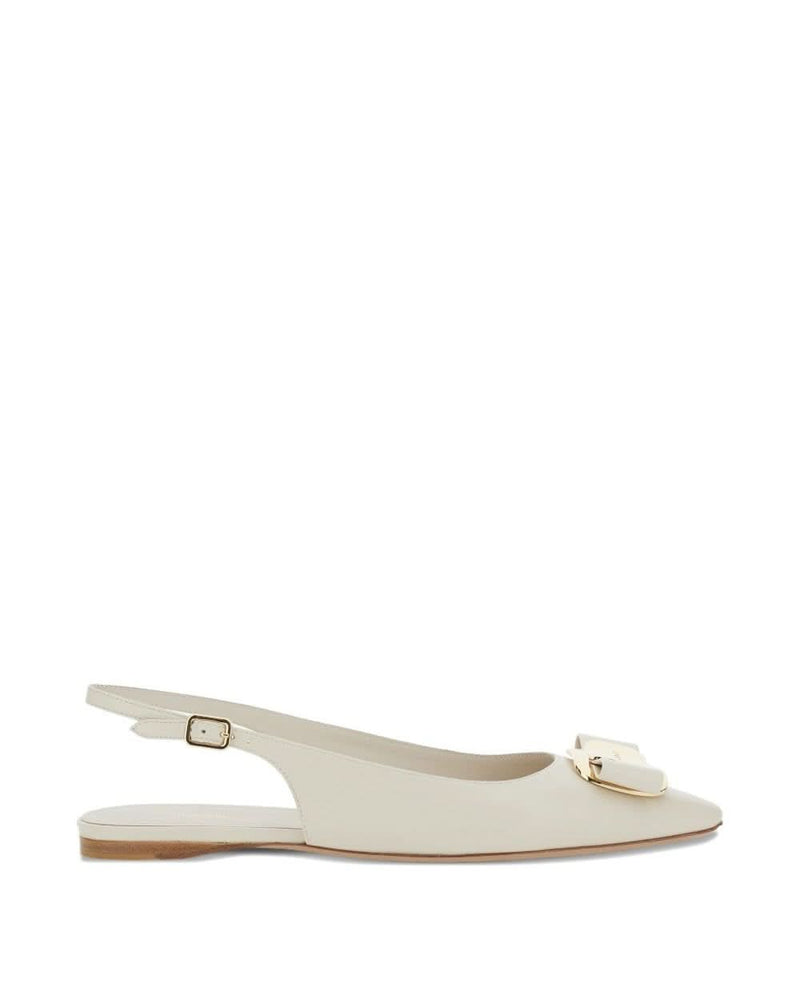 Ferragamo Beige Flat Shoes Flat Shoes