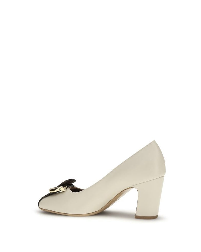 Ferragamo Beige Lamb Ovis Aries High Heel Pumps Glam Steals