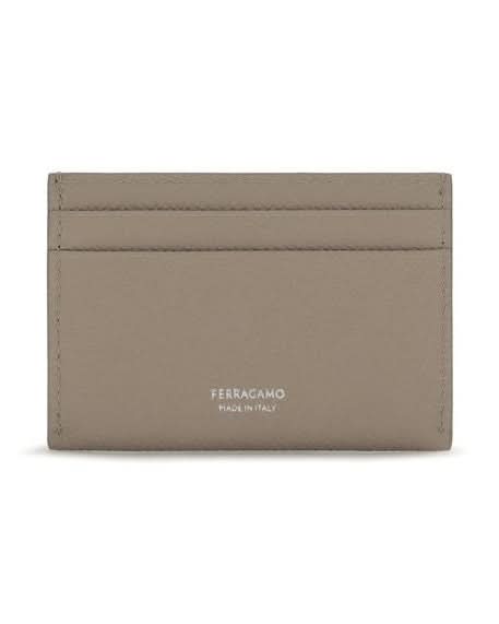 Ferragamo Beige Leather Calf Bos Taurus Wallet Glam Steals