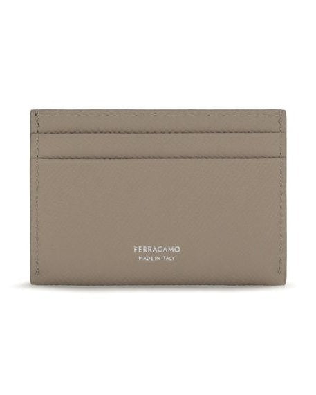 Ferragamo Beige Leather Calf Bos Taurus Wallet Glam Steals