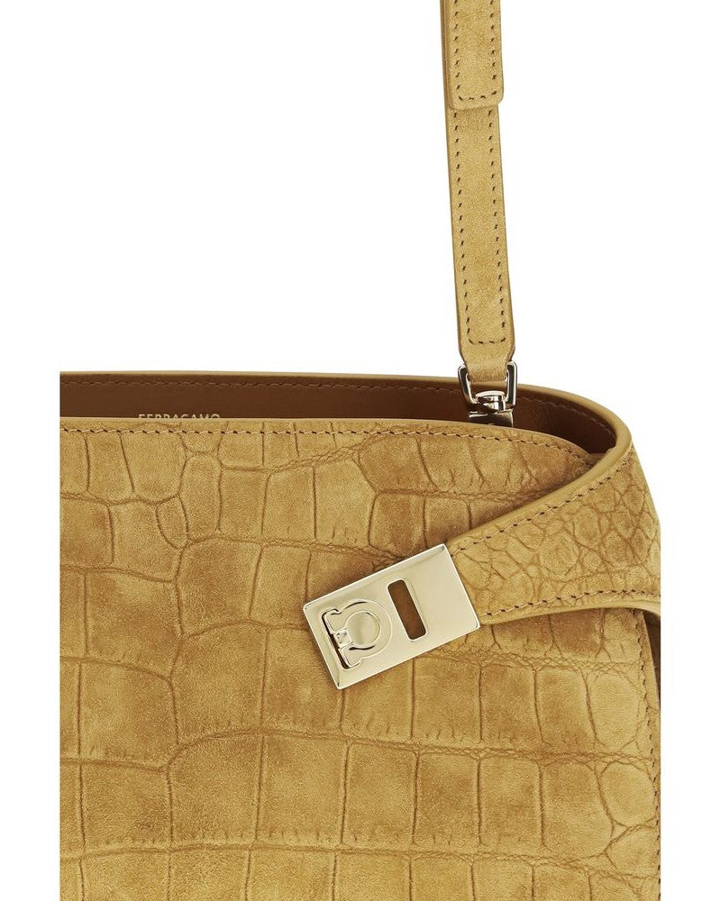 Ferragamo Beige Shoulder Bag Glam Steals