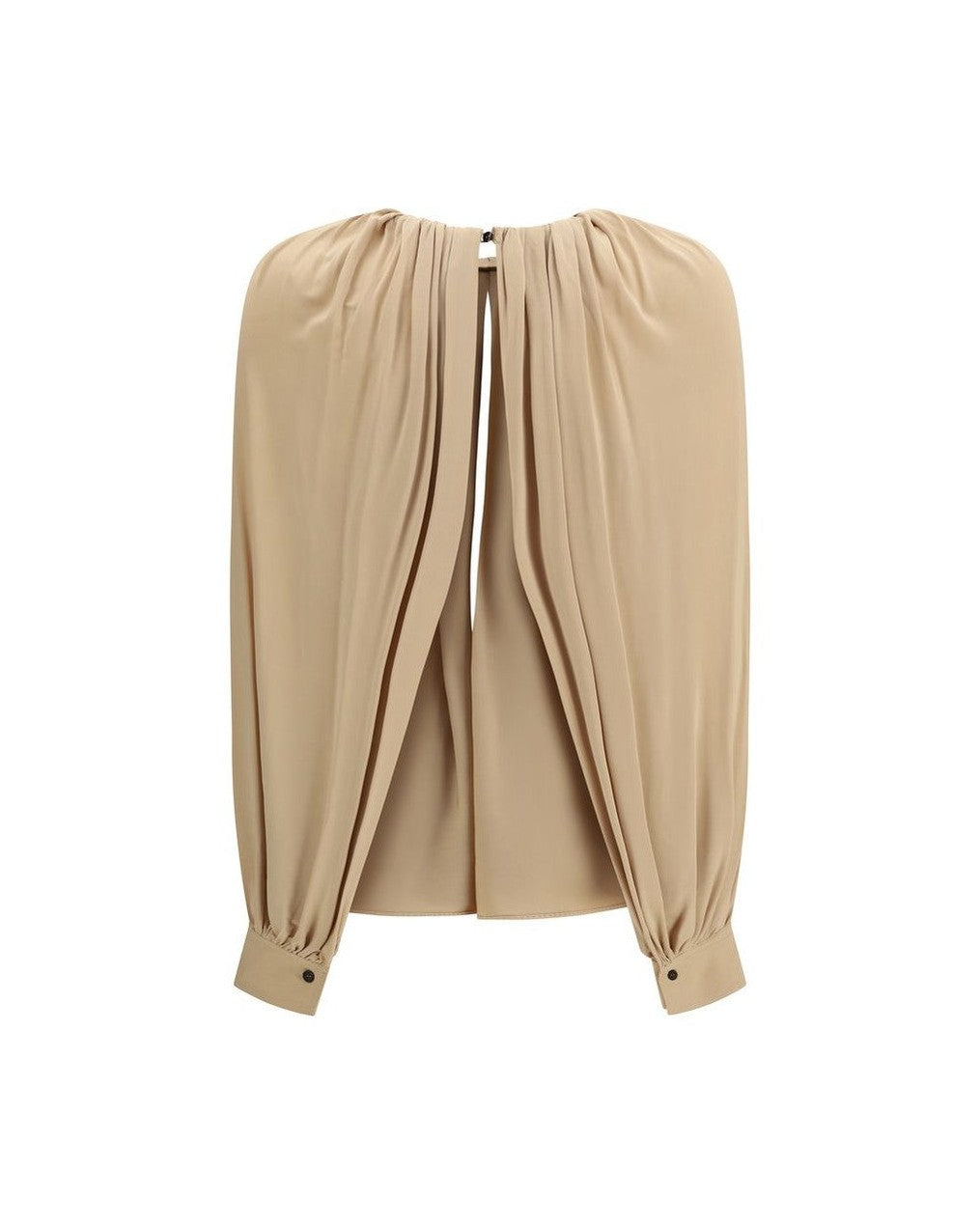 Ferragamo Beige Viscose Top Glam Steals