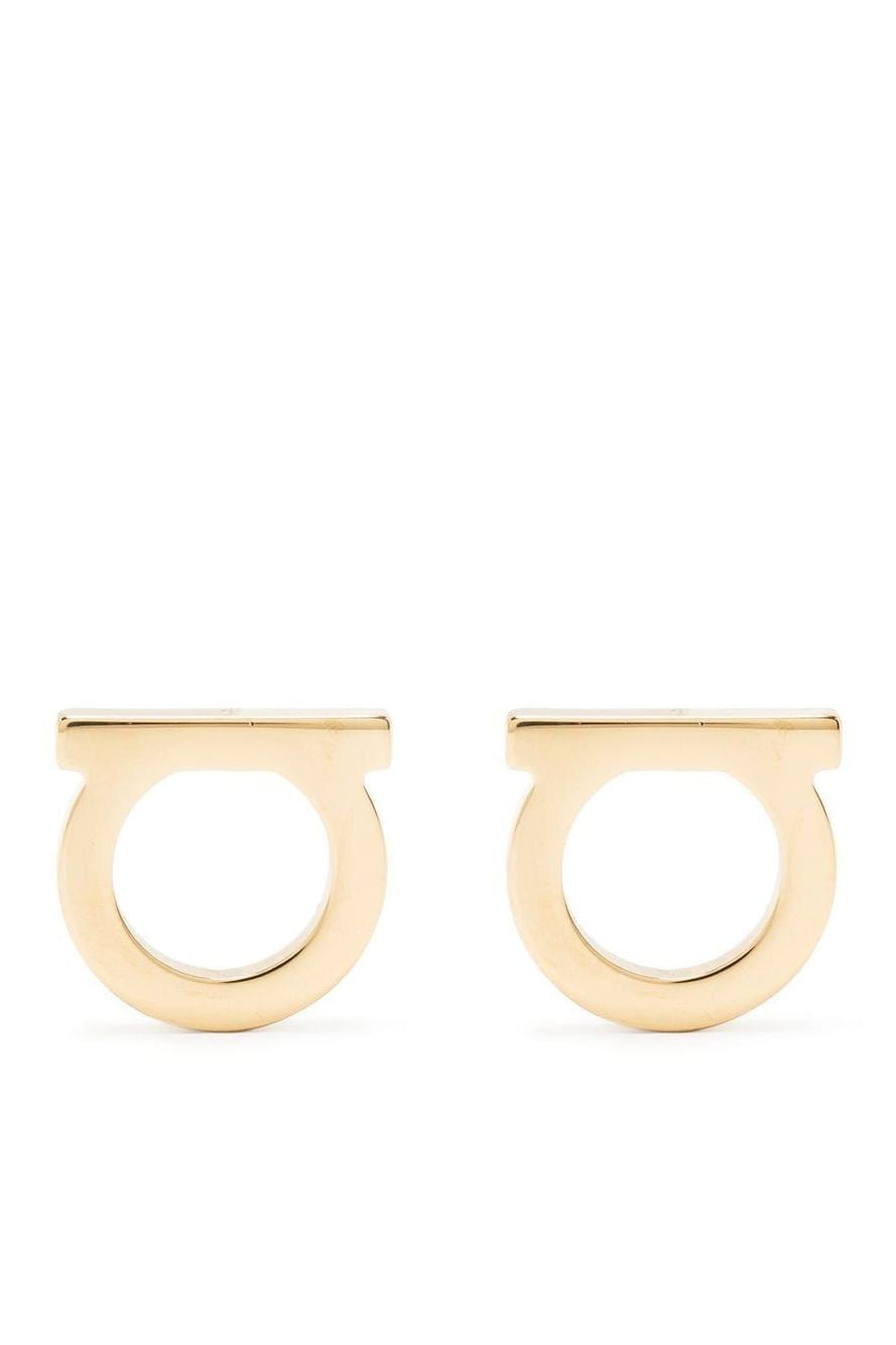 Ferragamo Bijoux Golden Earrings Glam Steals