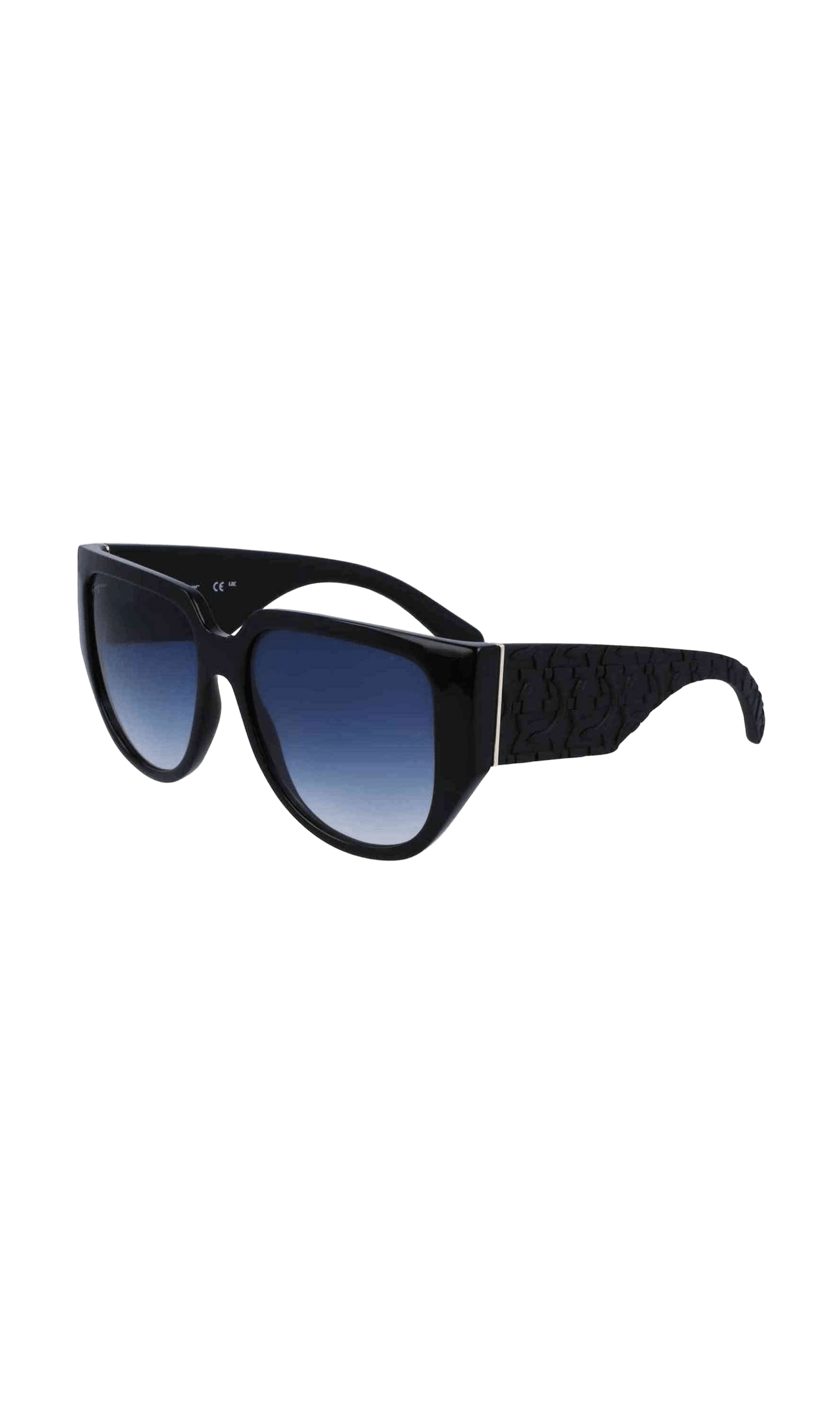 Ferragamo Bio Injected Black Sunglasses Glam Steals