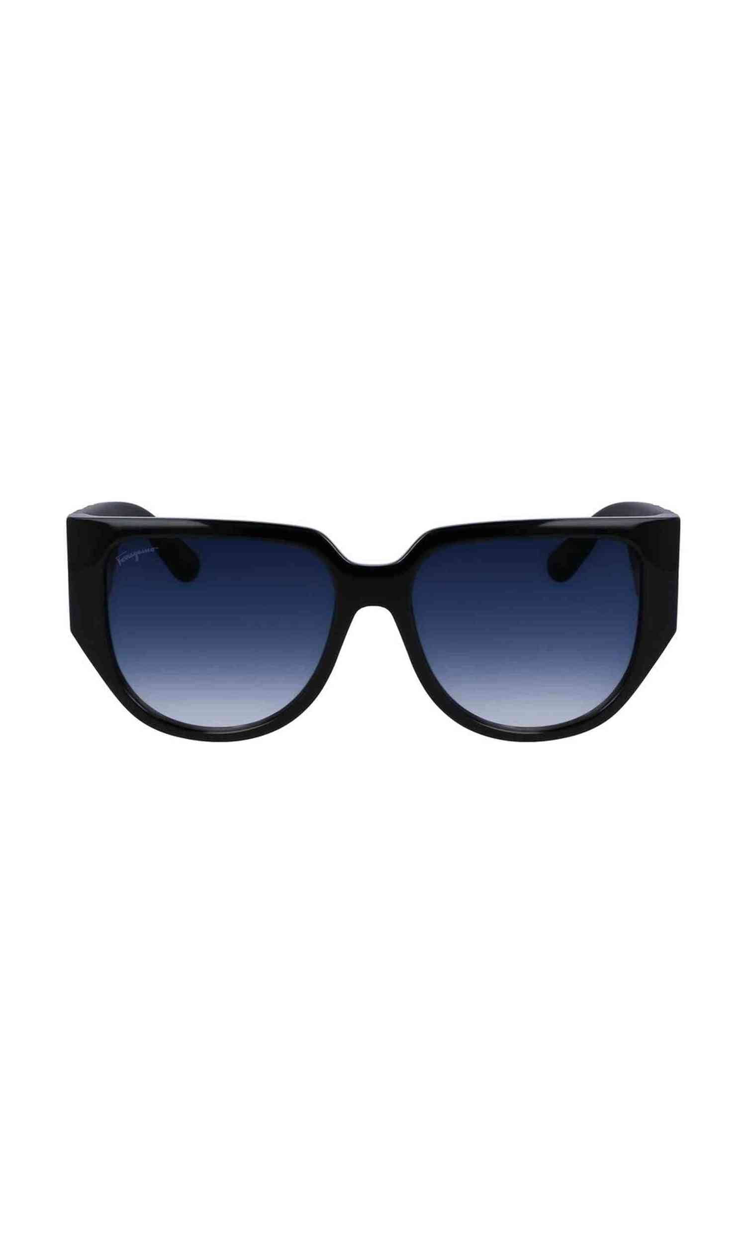 Ferragamo Bio Injected Black Sunglasses Glam Steals