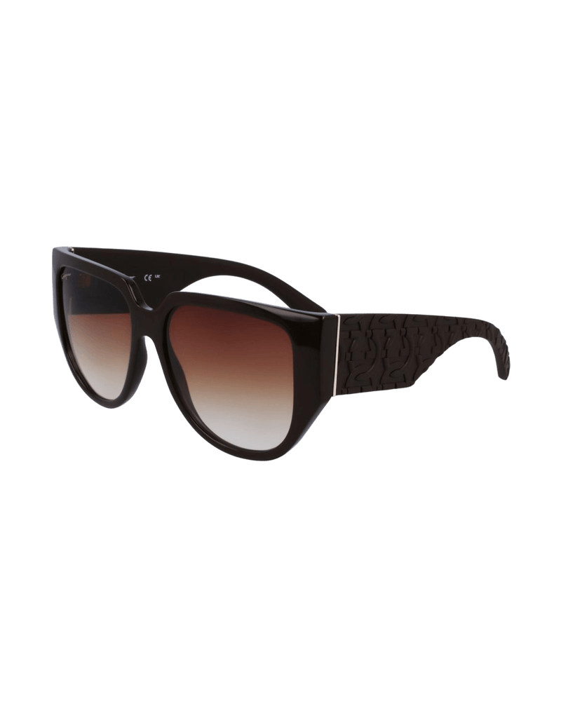 Ferragamo Bio Brown Injected Sunglasses Glam Steals