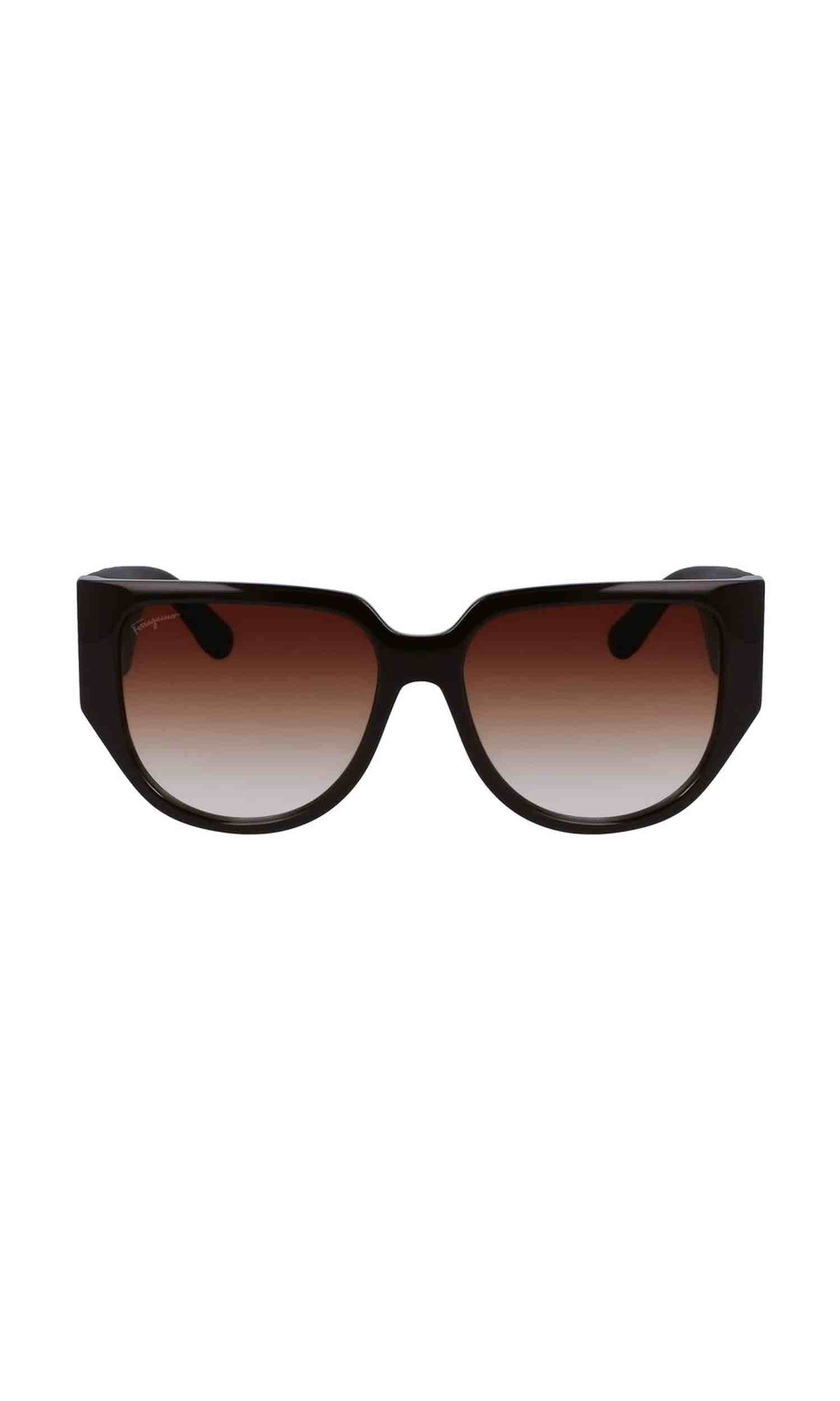 Ferragamo Bio Injected Brown Sunglasses Glam Steals