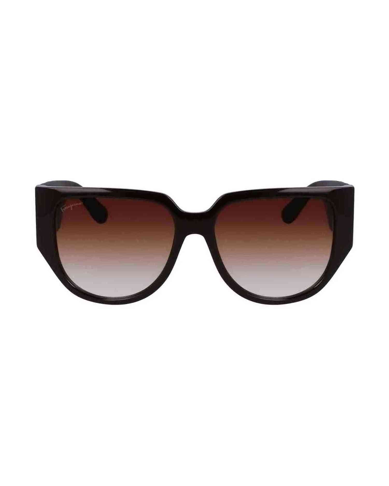 Ferragamo Bio Injected Brown Sunglasses Glam Steals