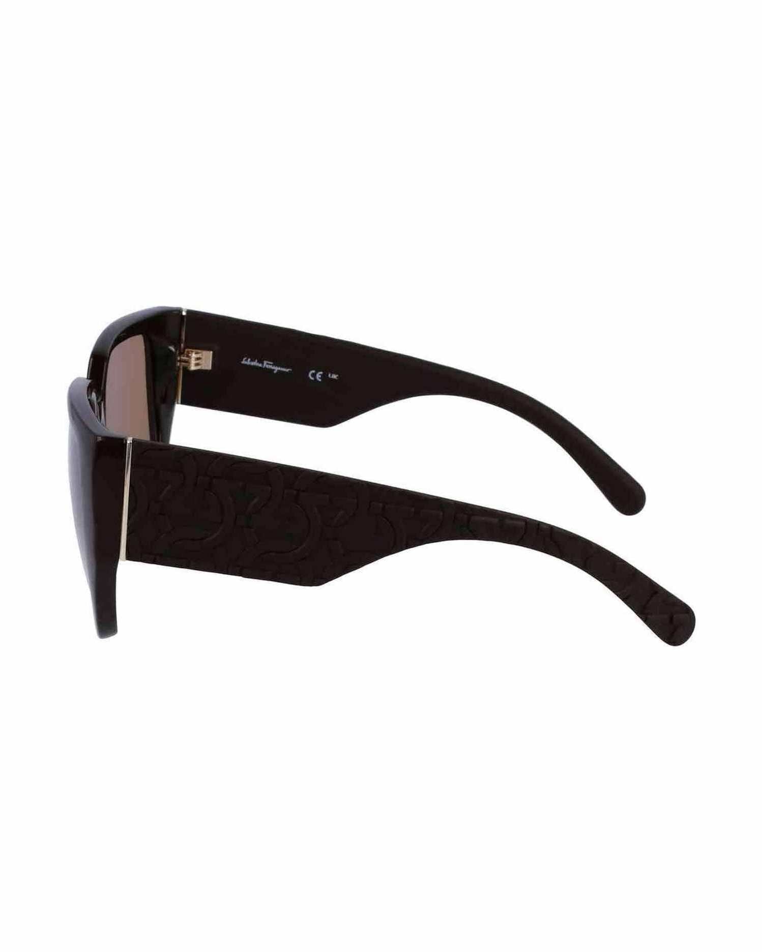 Ferragamo Bio Injected Brown Sunglasses Glam Steals