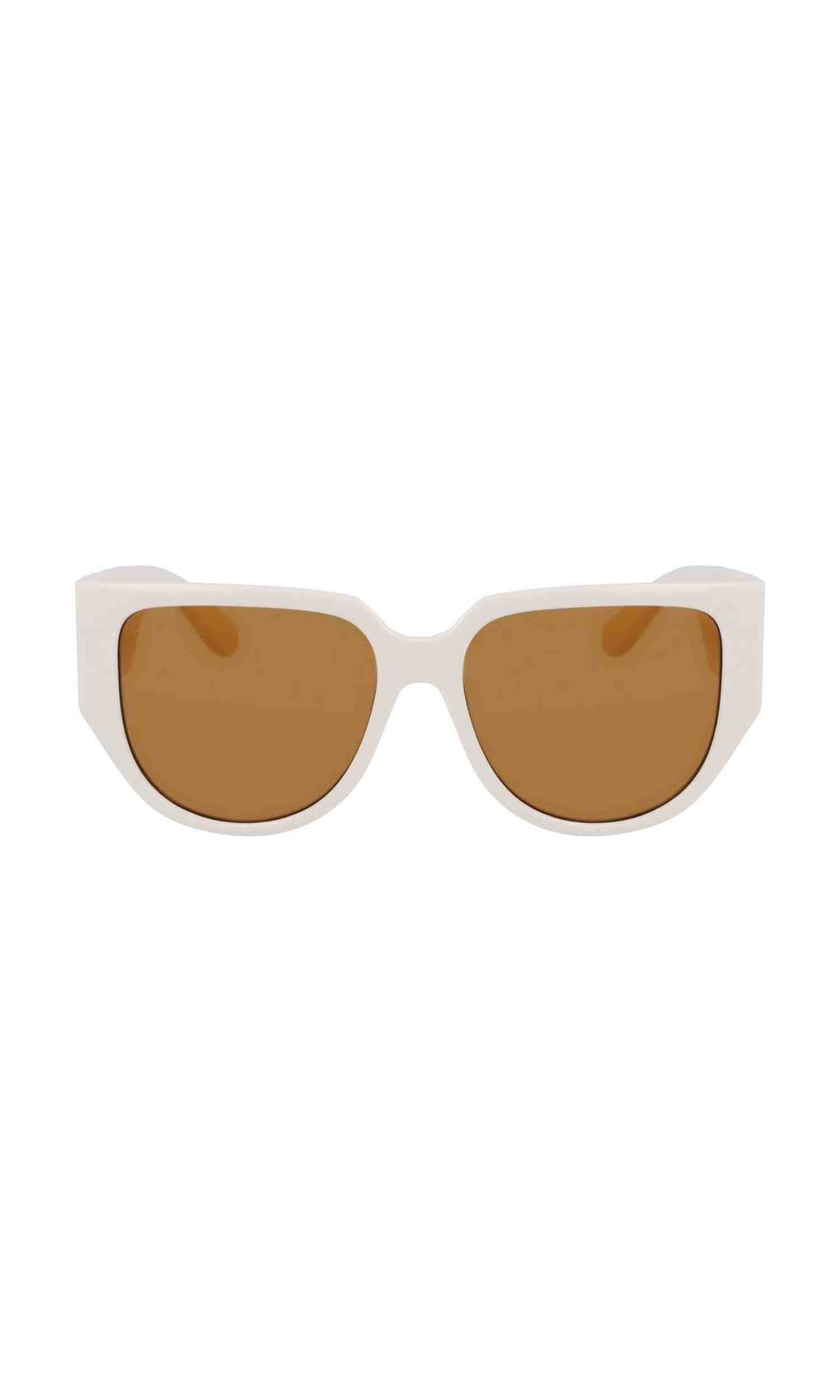 Ferragamo Bio Injected White Sunglasses Glam Steals