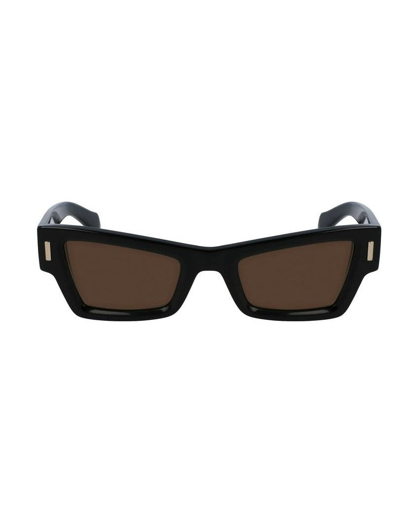 Ferragamo Black Acetate Sunglasses 
