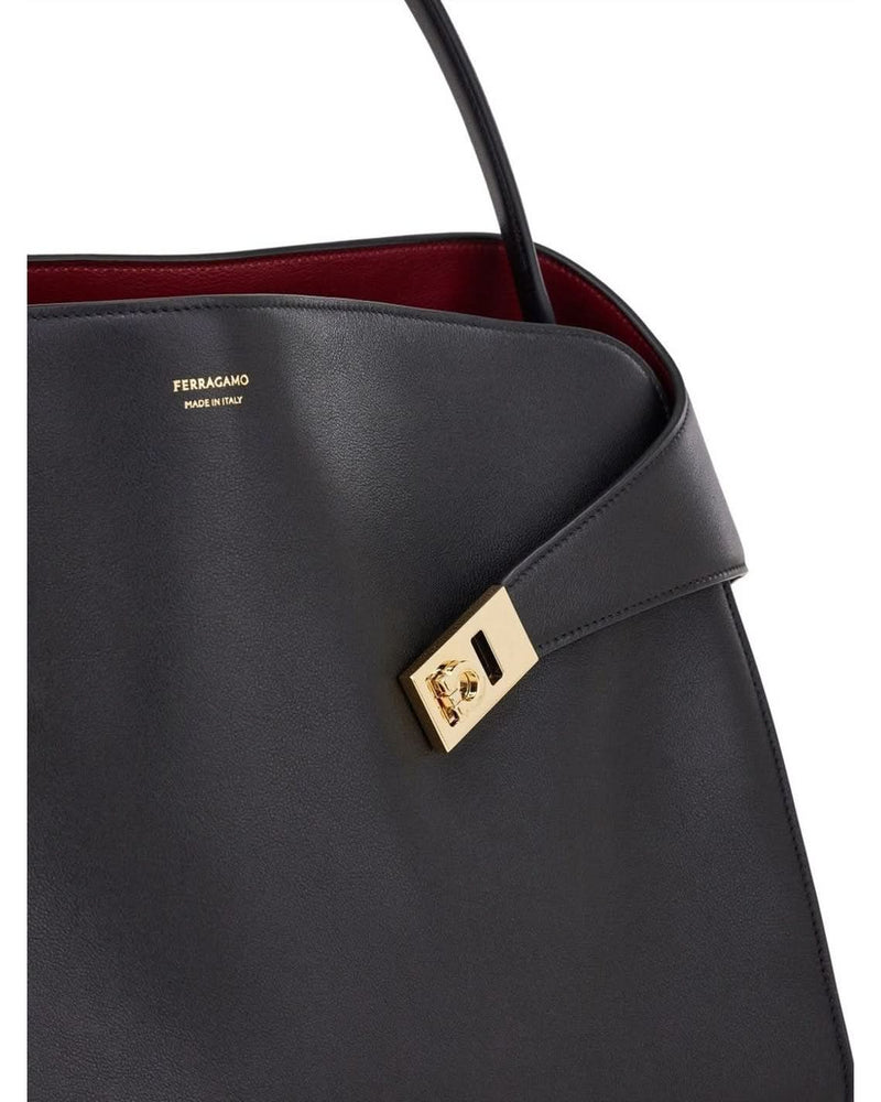 Ferragamo Black Bag Shopper
