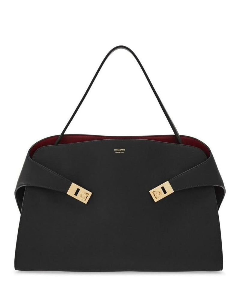Ferragamo Black Bag Shopper
