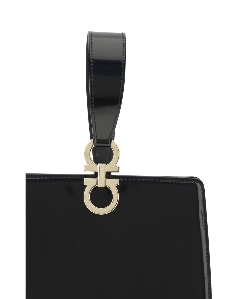 Ferragamo Black Clutch Bag Glam Steals