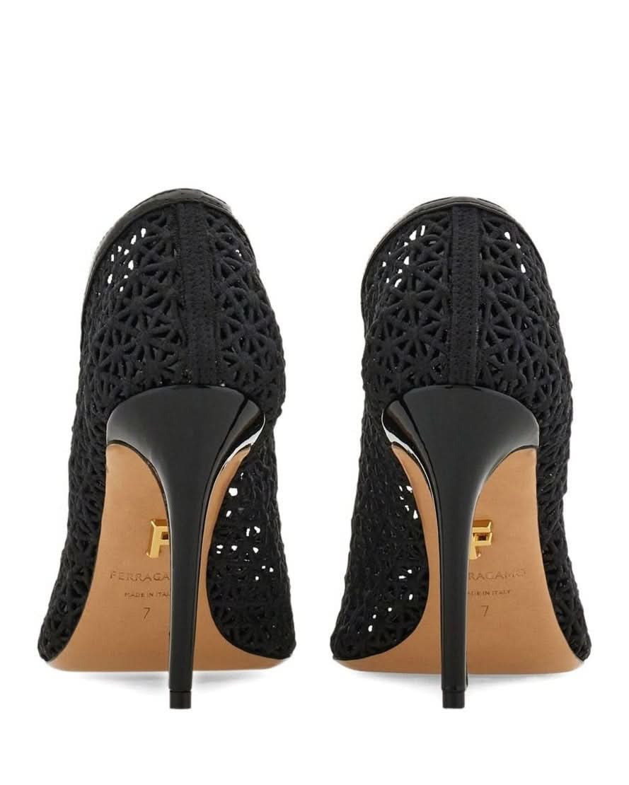 Ferragamo Black Heel High Heel