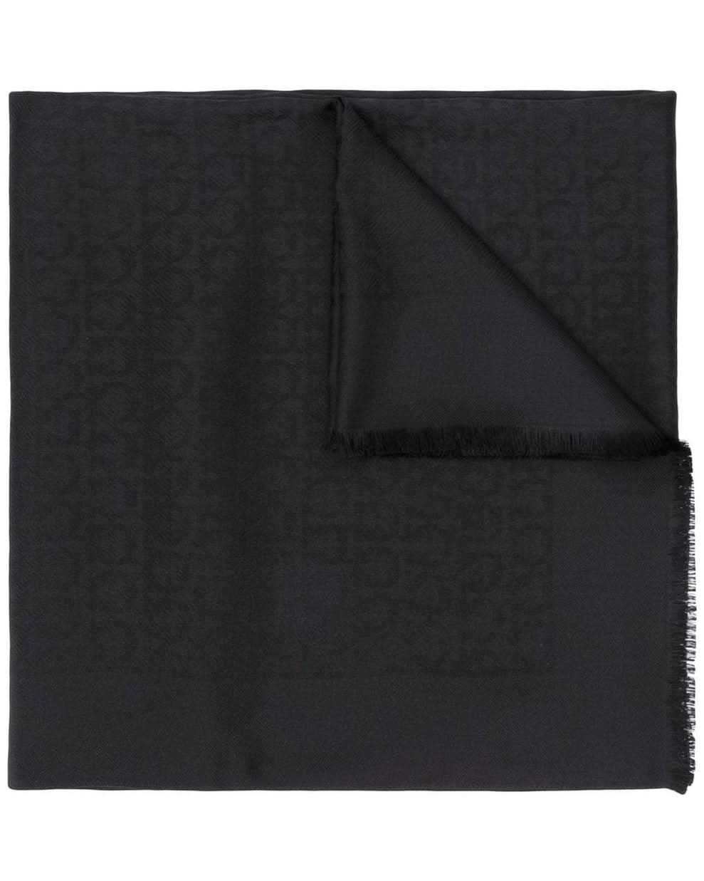 Ferragamo Black Scarf Scarves Hats & Gloves