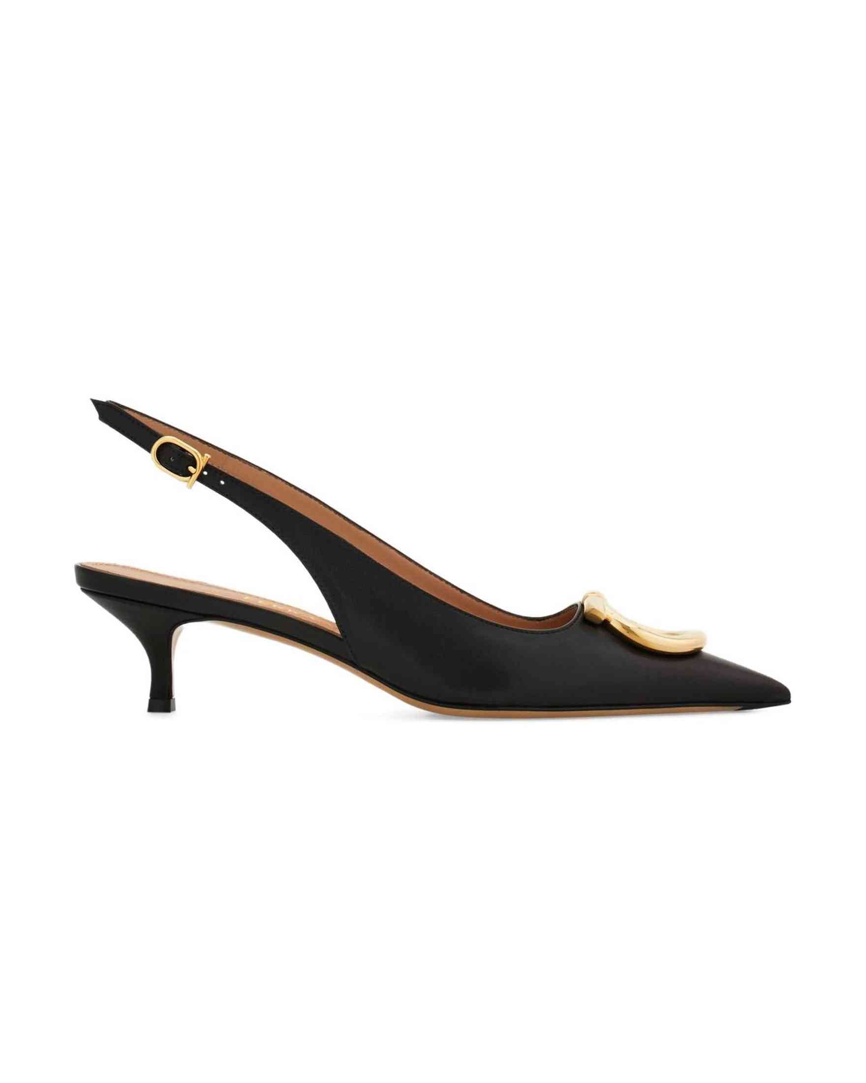 Ferragamo Black With Heel Glam Steals