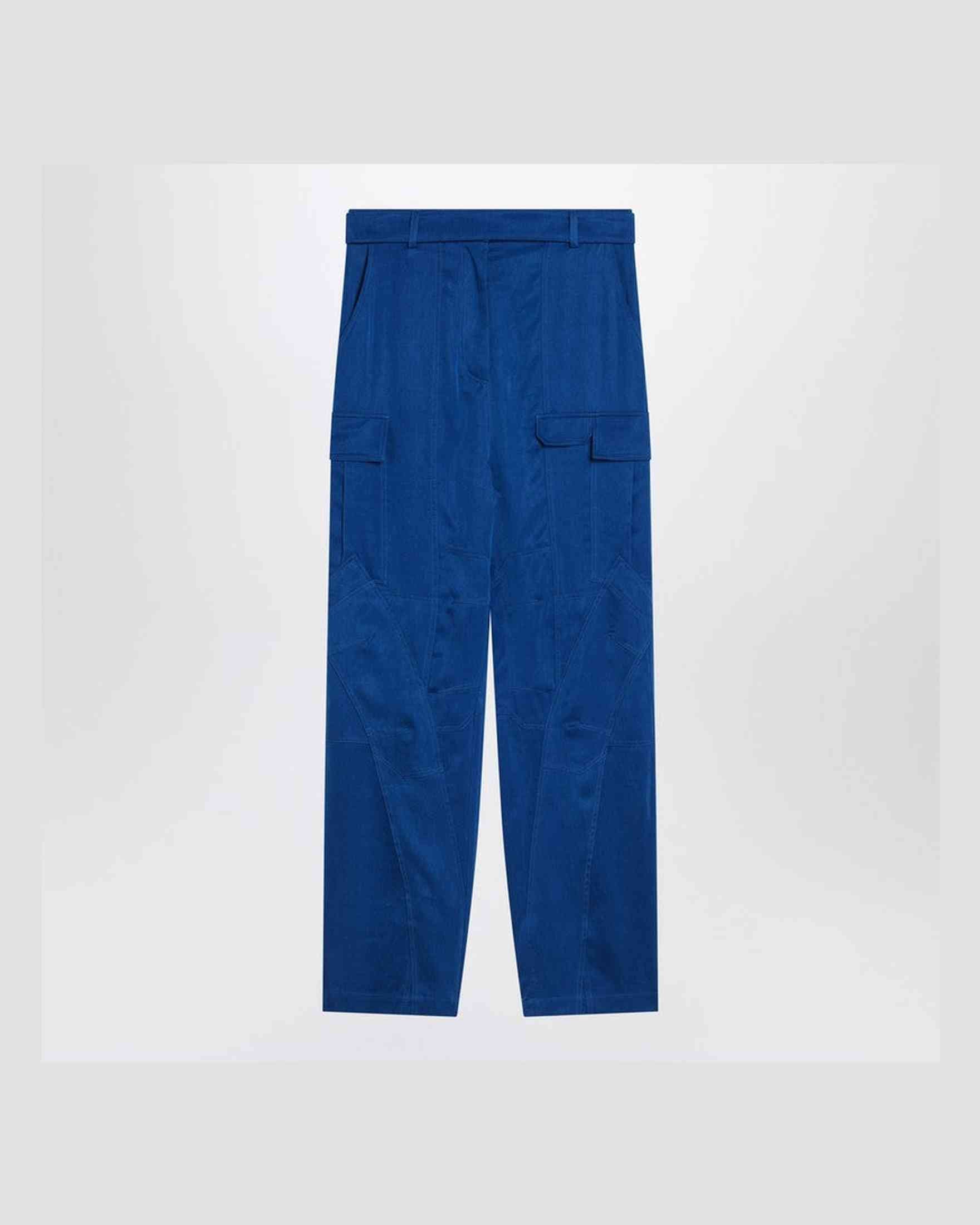 Ferragamo Blue Electric Cargo Trouser Glam Steals