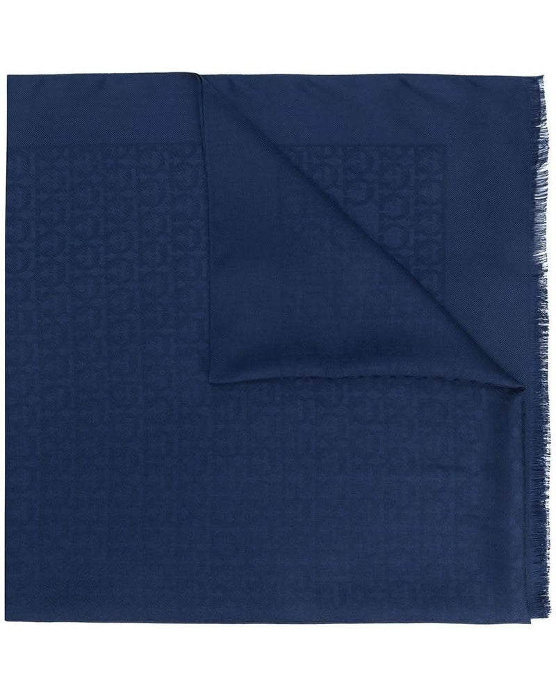 Ferragamo Blue Scarf Scarves Hats & Gloves