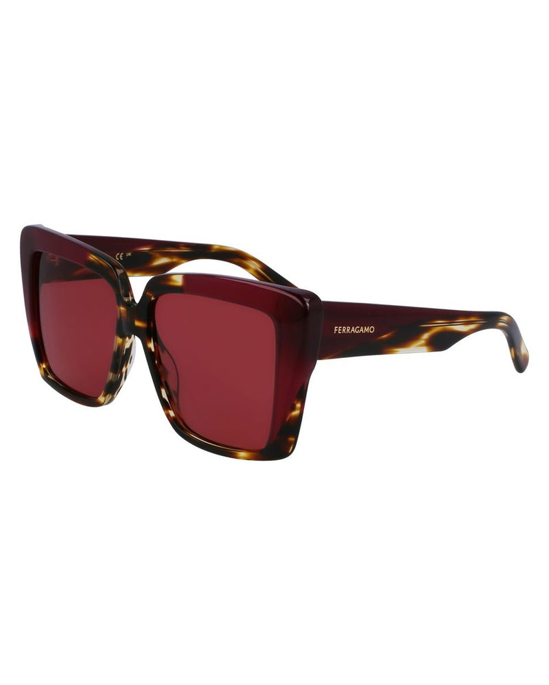 Ferragamo Brown Acetate Sunglasses Glam Steals