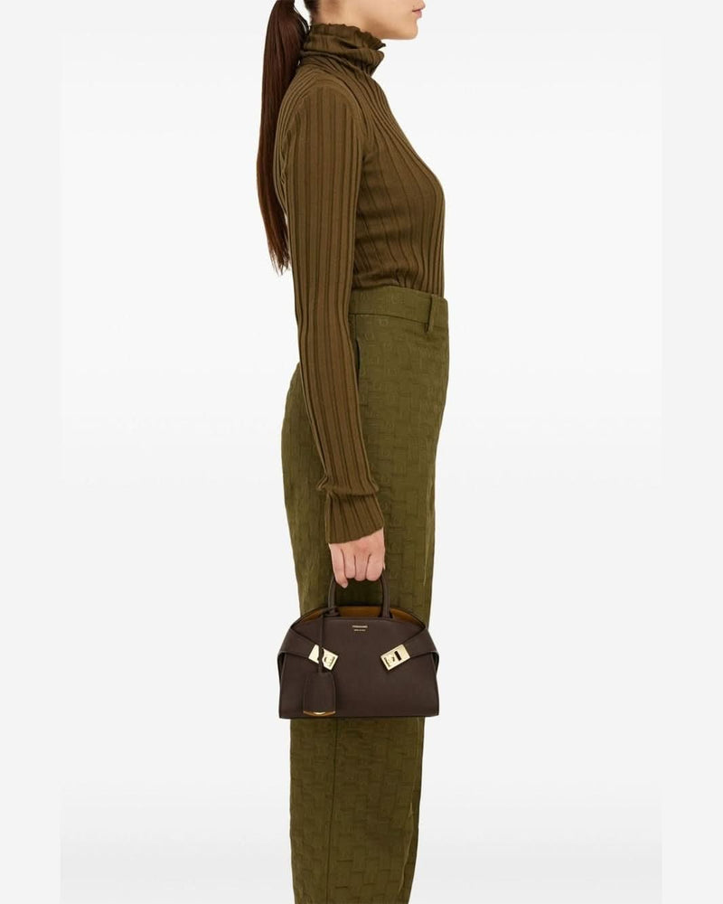 Ferragamo Brown Bag Glam Steals