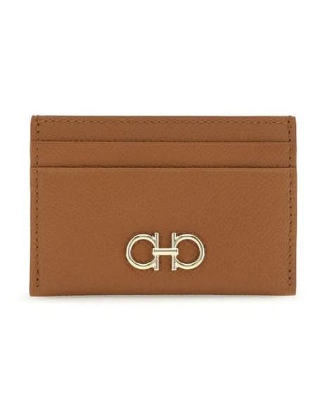 Ferragamo Brown Calf Leather Bos Taurus Wallet 