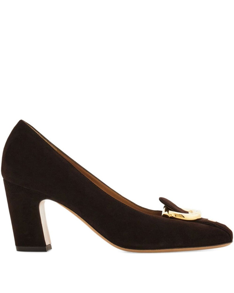 Ferragamo Brown Heel Glam Steals