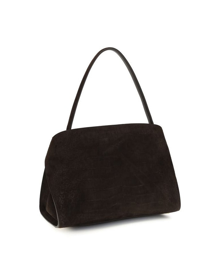 Ferragamo Brown Leather Calf Bos Taurus Shoulder Bag Glam Steals