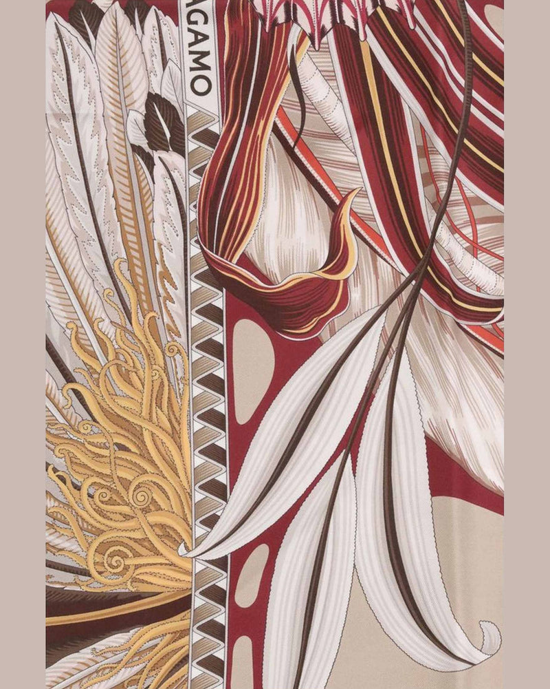 Ferragamo Giada print silk Scarf Glam Steals