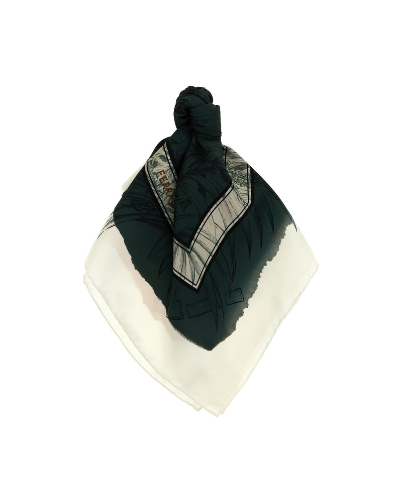 Ferragamo Gravure Print Scarf Scarves Hats & Gloves