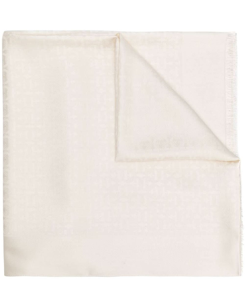 Ferragamo Ivory Scarf Scarves Hats & Gloves