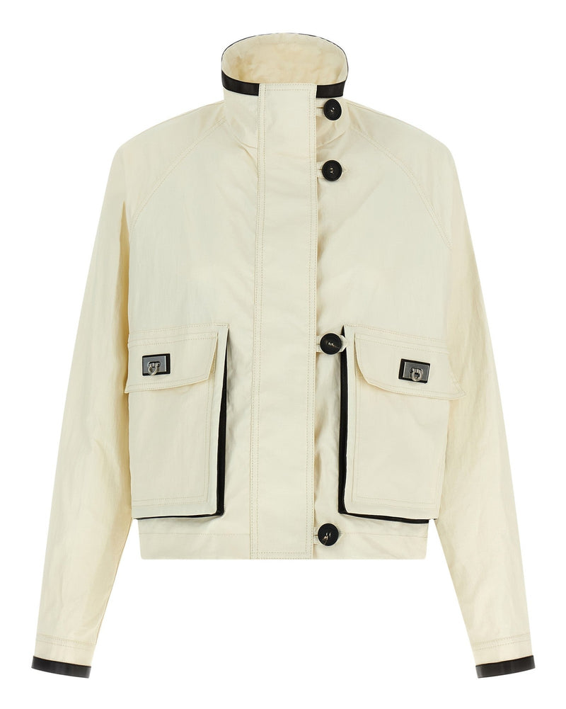Ferragamo Linen Tech Jacket Glam Steals