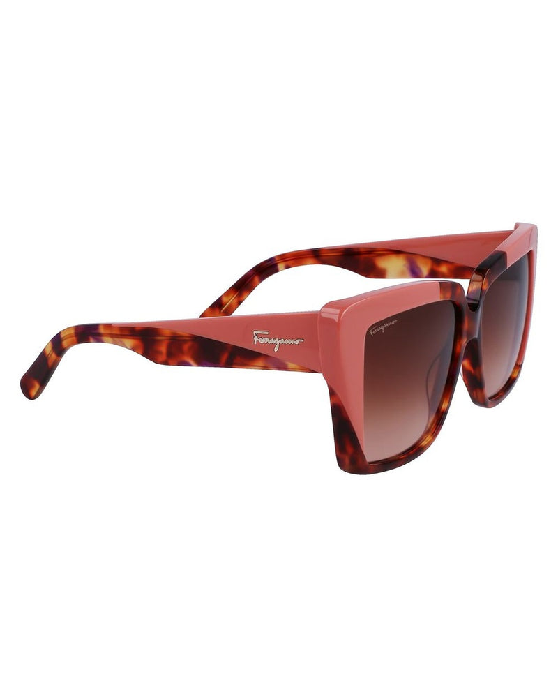 Ferragamo Multicolor Acetate Sunglasses Glam Steals