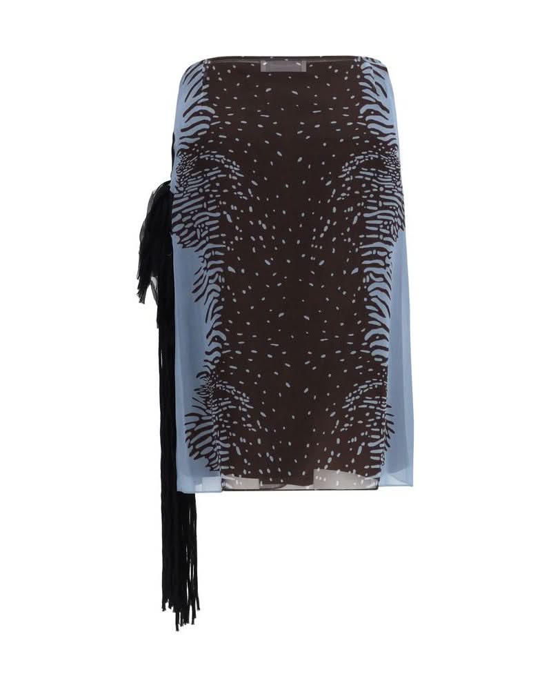 Ferragamo Multicolor Silk Skirt Glam Steals