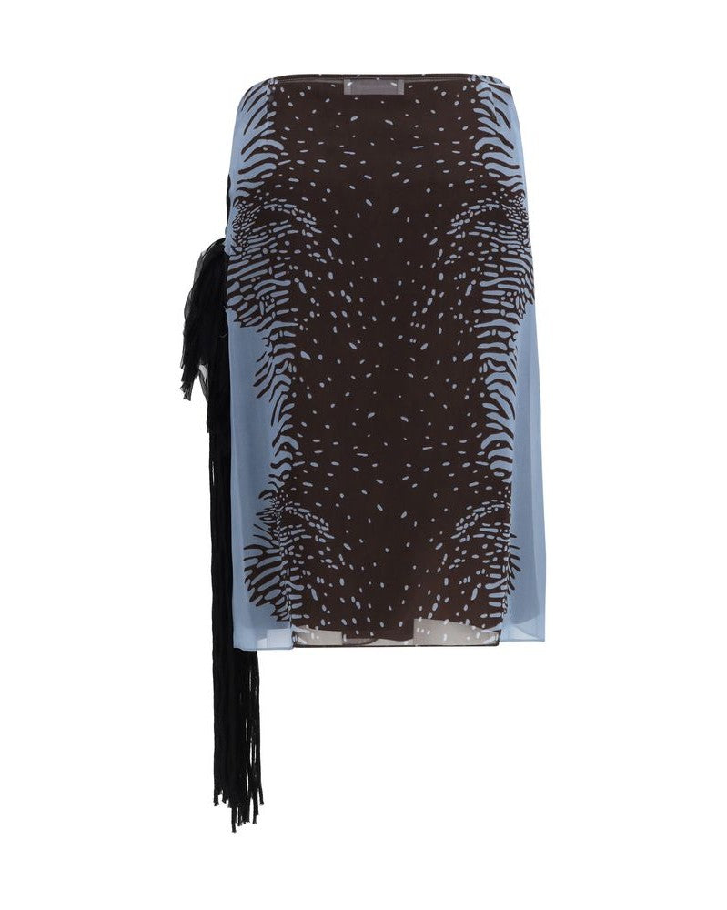 Ferragamo Multicolor Silk Skirt Glam Steals