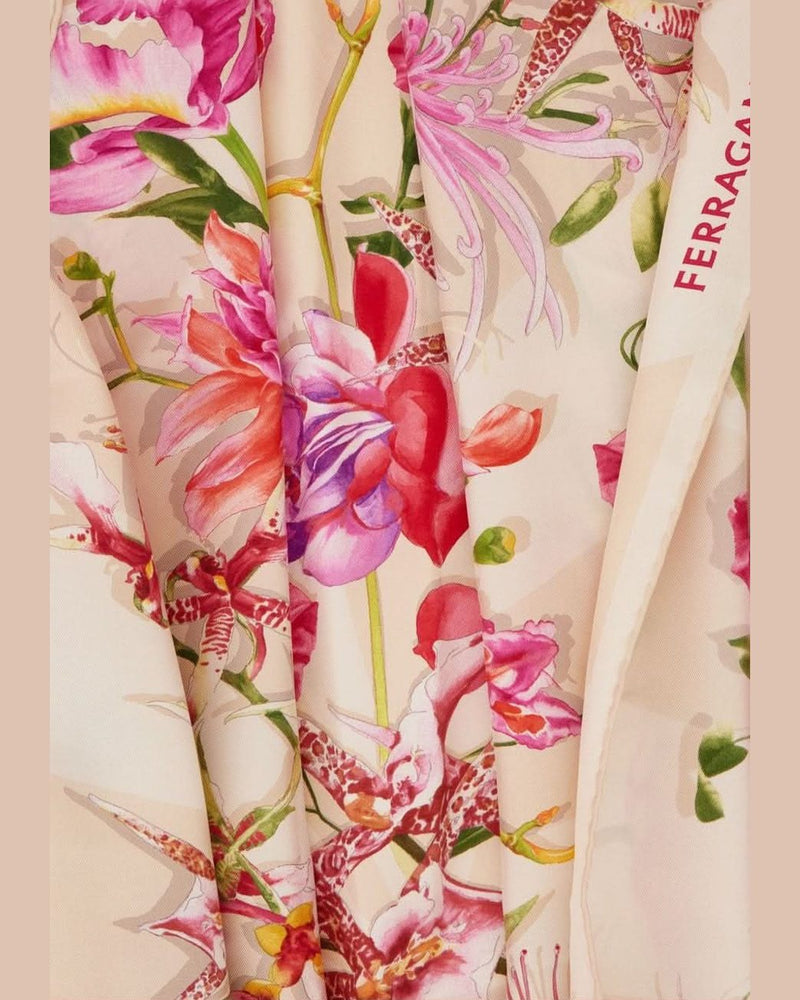 Ferragamo Pink Scarf Scarves Hats & Gloves