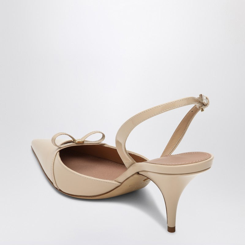 Ferragamo Powdery Slingback With Mini Bow Glam Steals