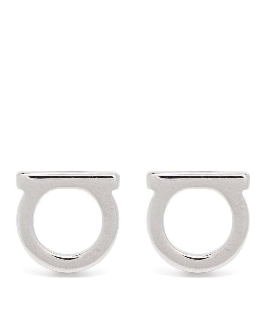 Ferragamo Silver Bijoux Earrings Glam Steals
