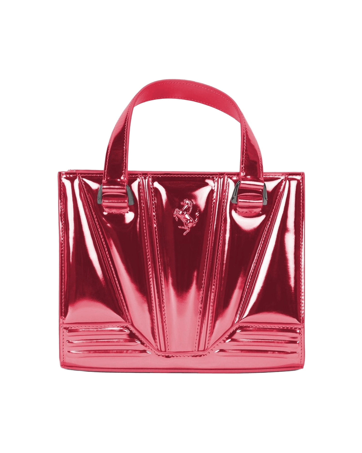 Ferrari Fuchsia Leather Handbag Glam Steals
