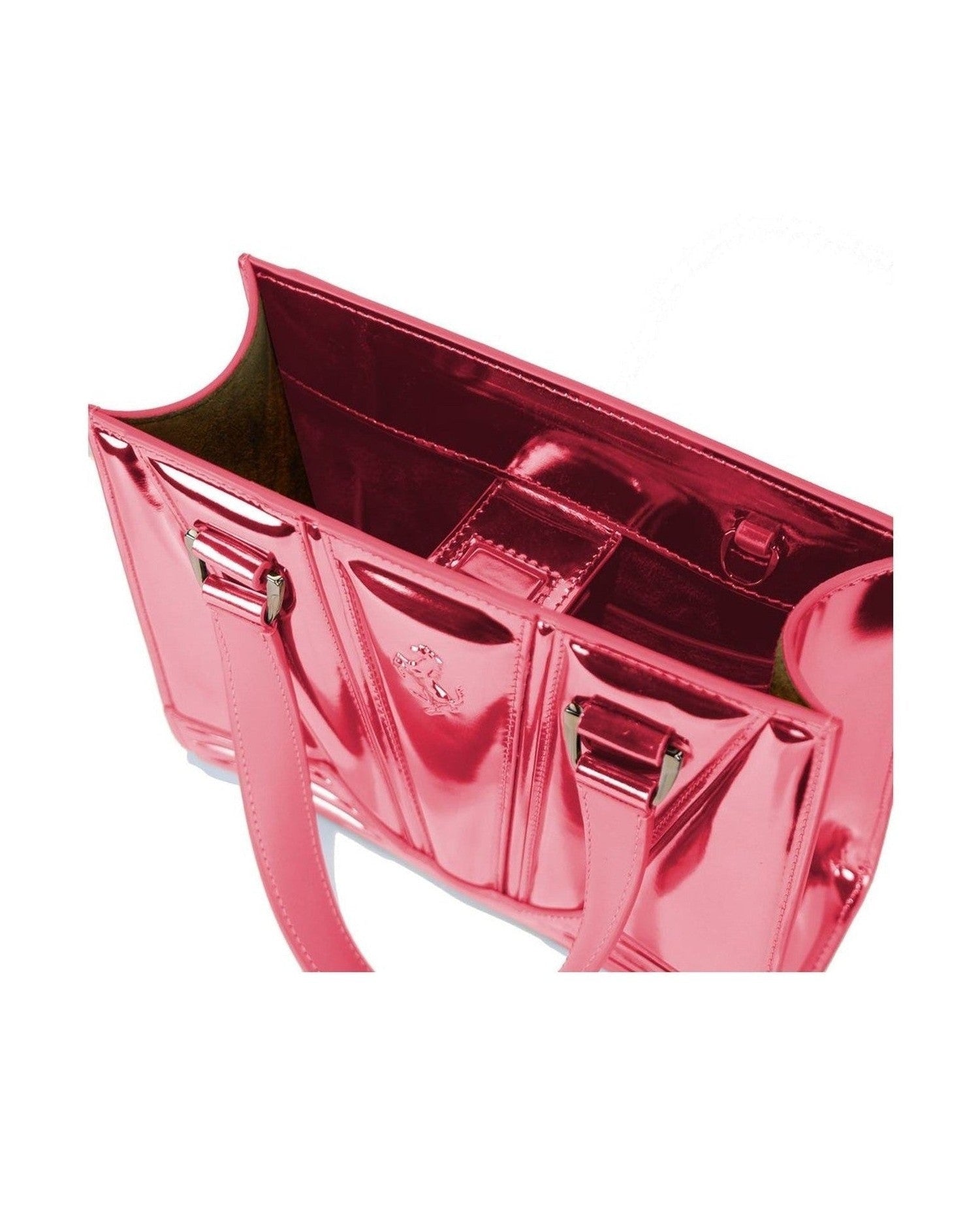 Ferrari Fuchsia Leather Handbag Glam Steals