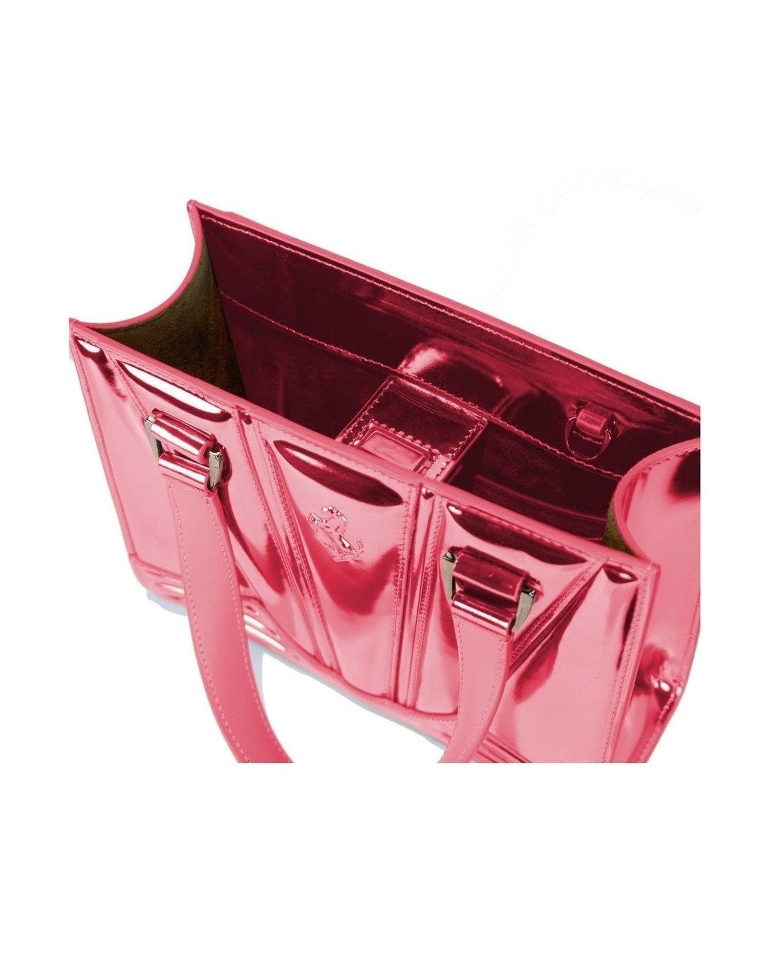 Ferrari Fuchsia Leather Handbag Glam Steals