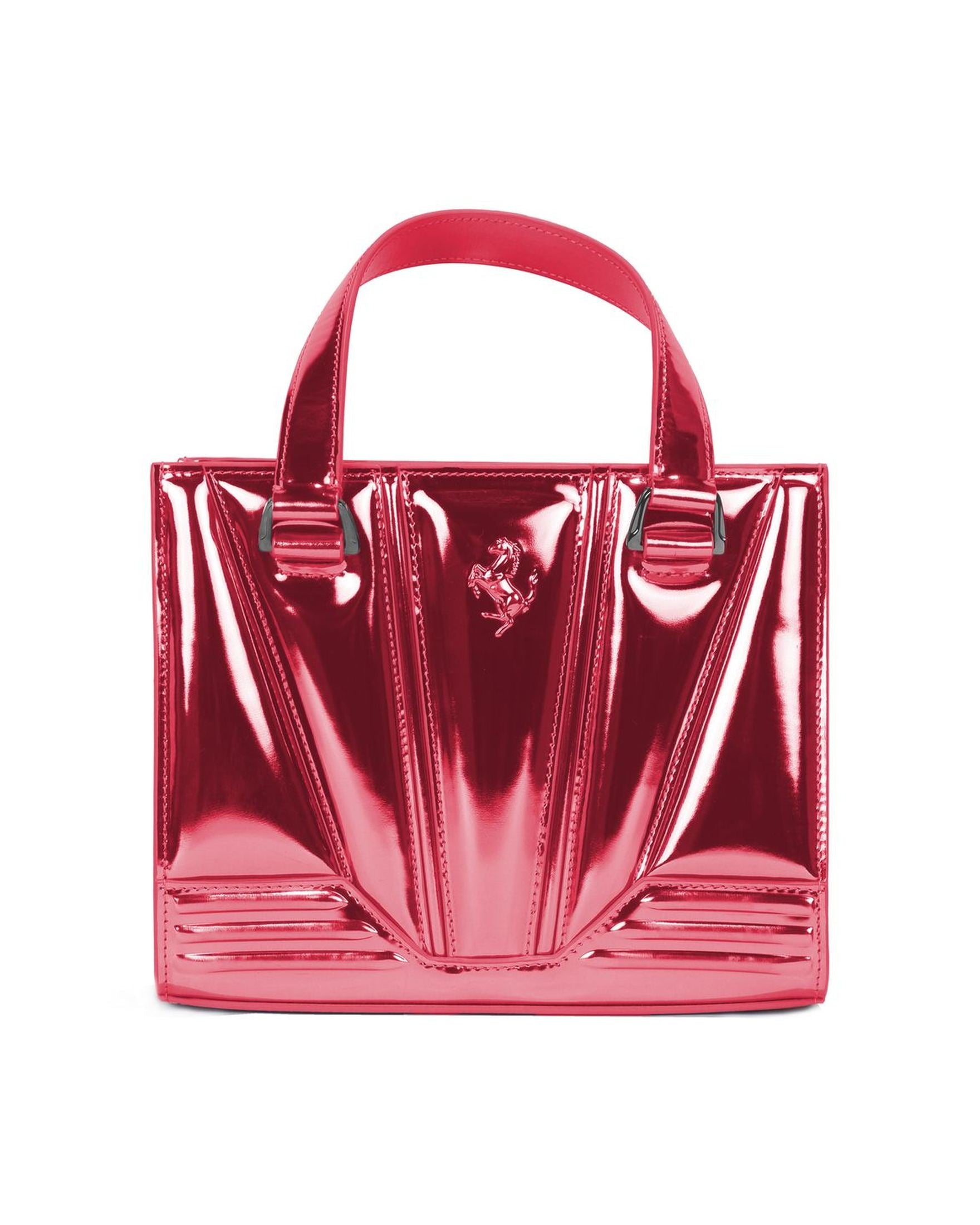 Ferrari Fuchsia Leather Handbag Glam Steals