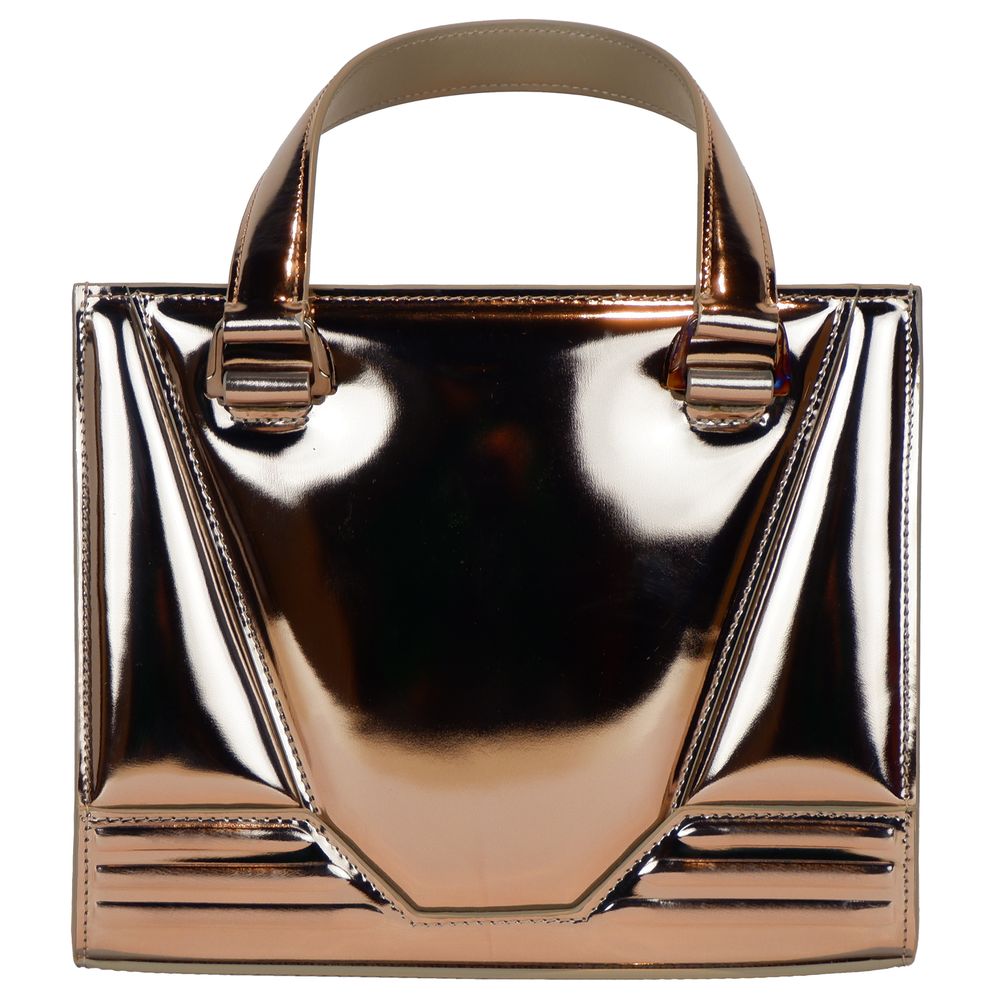Ferrari Gray Leather Handbag Glam Steals